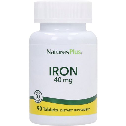 Nature's Plus Iron 40mg - 90 Tablets
