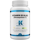 KLEAN LABS Vitamine D3 & K2 Menaquinone 7 - 60 Capsules