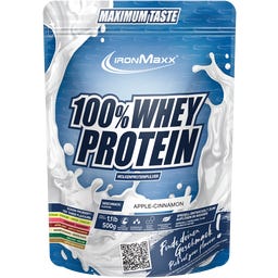 ironMaxx 100% Whey Protein 500 g opakowanie - Jabłko-cynamon