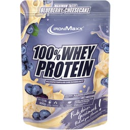 ironMaxx 100% Whey Protein 500 g - čučoriedka-cheesecake