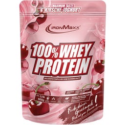 ironMaxx 100% Whey Protein 500 g worek - Wiśnia-jogurt