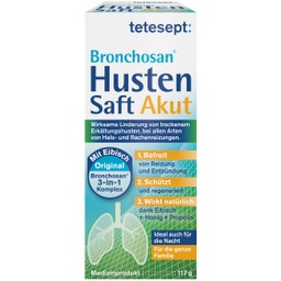 tetesept Bronchosan® Sciroppo per la Tosse Acute - 117 g