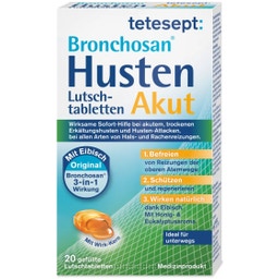 tetesept Bronchosan® akutni kašelj - 20 liz. tabl.