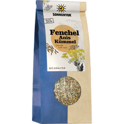 Sonnentor Koper włoski, anyż i kminek, sypane bio - 150 g