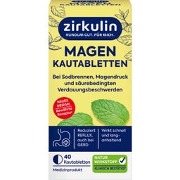 zirkulin Compresse Masticabili per lo Stomaco - 40 compresse masticabili