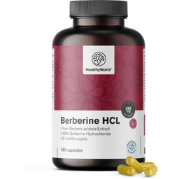 HealthyWorld Berberina HCl 500 mg - 180 capsule