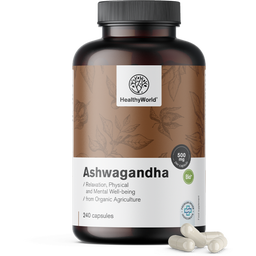 HealthyWorld Ashwagandha Bio 500 mg - 240 capsule