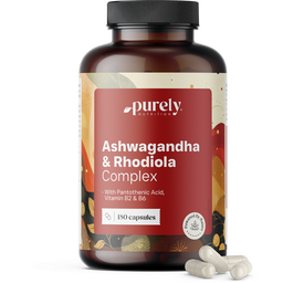 Purely Nutrition Ashwagandha & Rhodiola Complex - 180 capsule