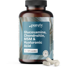 Glucosamina, Condroitina, MSM & Acido Ialuronico - 120 capsule