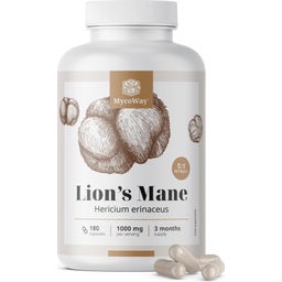 MycoWay Lion's Mane Capsules - Extract 5:1 - 180 capsule