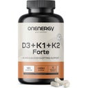 Vitamíny D3 + K1 + K2 FORTE, 180 kapslí