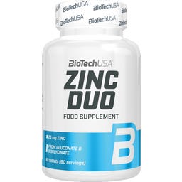 BioTechUSA Zinc Duo - 60 tabletek