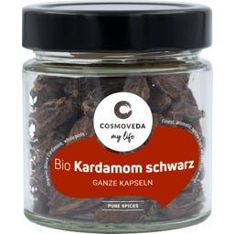 Cosmoveda Organic Black Cardamom, finely ground - 60 g