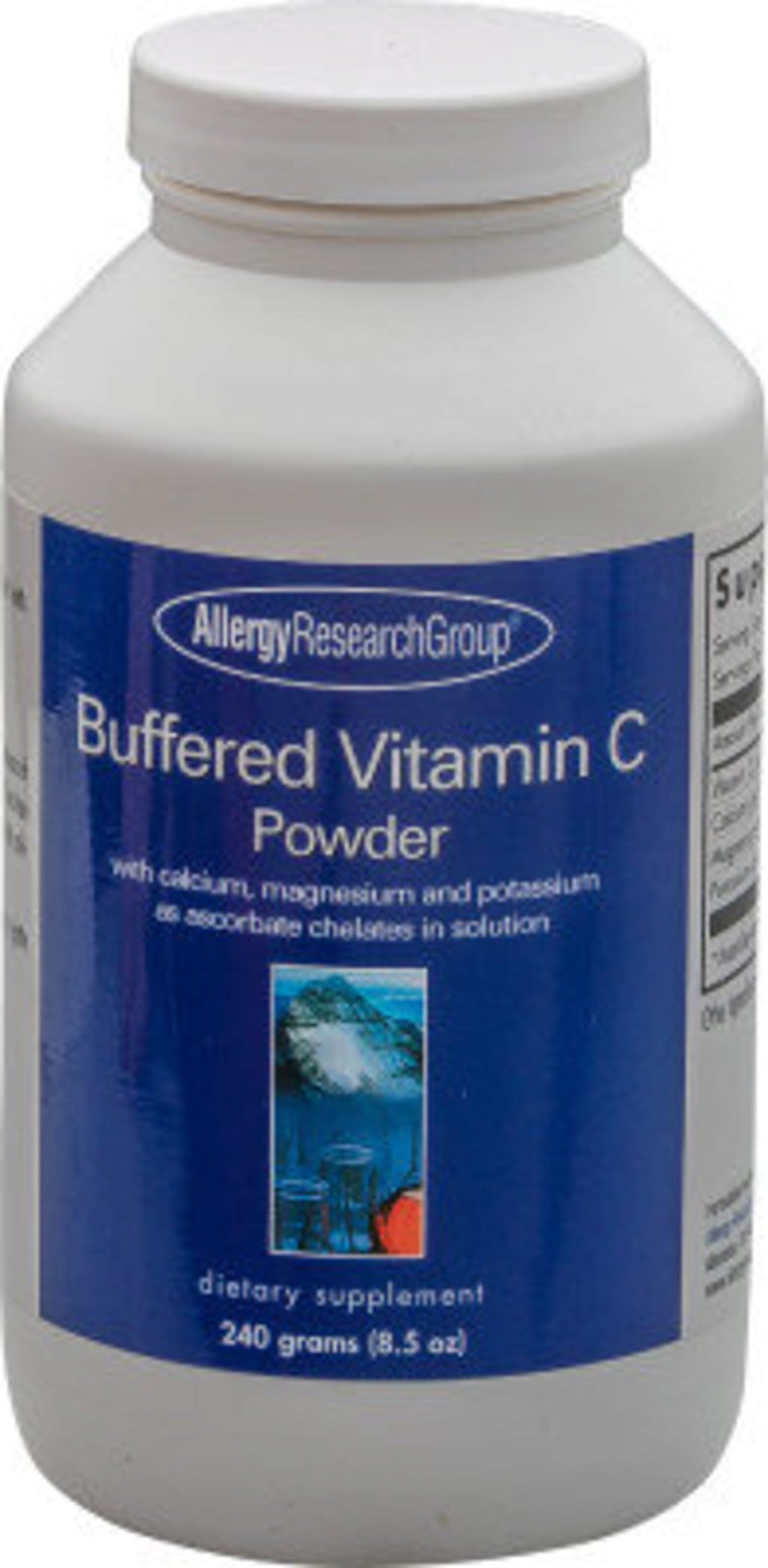 Allergy Research Group Buffered Vitamin C Powder - Majs - 240 g