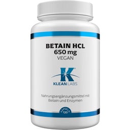 KLEAN LABS Betaina HCl Vegan - 120 capsule
