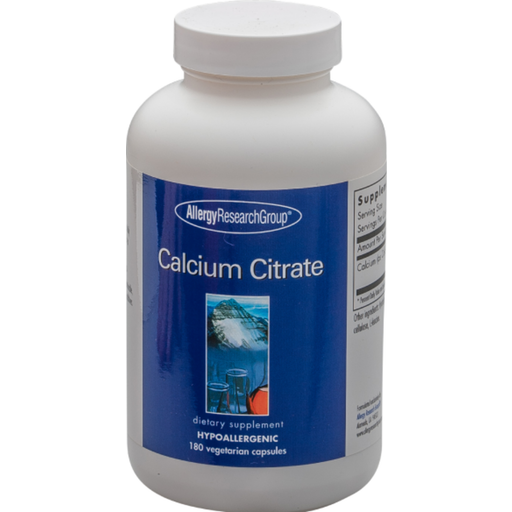 Allergy Research Group Calcium Citrate - 180 cápsulas