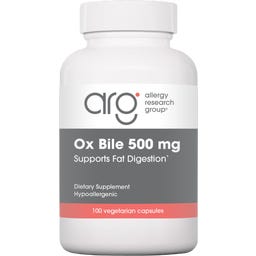 Allergy Research Group Ox Bile 500 - 100 veg. kapsule