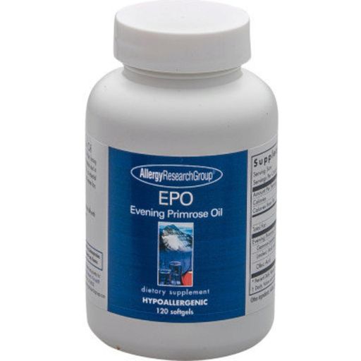 Allergy Research Group EPO Evening Primrose Oil - 120 lágyzselé kapszula