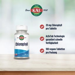 KAL Chlorophyll - 100 Tabletten