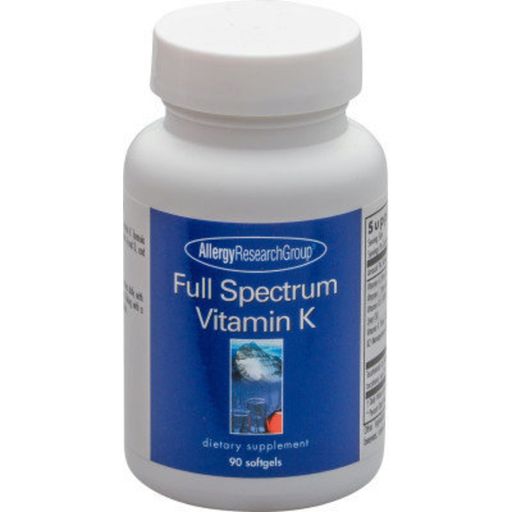 Allergy Research Group Full Spectrum Vitamin K - 90 gélových kapsúl