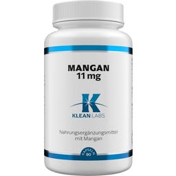 KLEAN LABS Mangaani, 11 mg - 90 kapselia