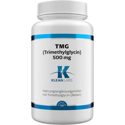 KLEAN LABS TMG (Trimetyyliglysiini) 500 mg - 120 kapselia