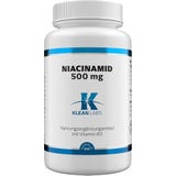 KLEAN LABS Niasiinamidi (B3) 500 mg