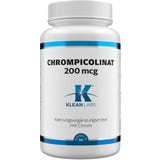 KLEAN LABS Chrompicolinat 200 mcg