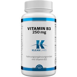 KLEAN LABS Vitamina B3 250 mg - 100 Cápsulas