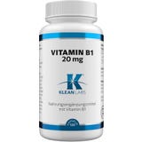 KLEAN LABS Vitamin B1 20 mg