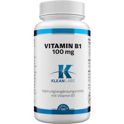 KLEAN LABS Vitamin B1 100 mg - 120 Kapseln