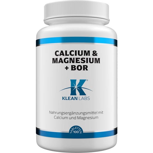 KLEAN LABS Calcio y Magnesio + Boro
