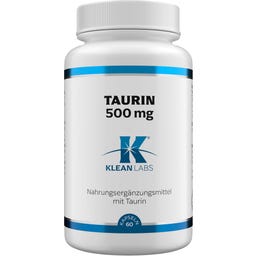 KLEAN LABS Taurin 500 mg - 60 Kapslar