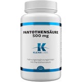 KLEAN LABS Пантотенова киселина (B5) 500 mg