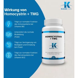 KLEAN LABS Homocystrin + TMG - 90 Kapseln