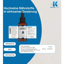 KLEAN LABS Vitamin B12 Methylcobalamin - 30 ml