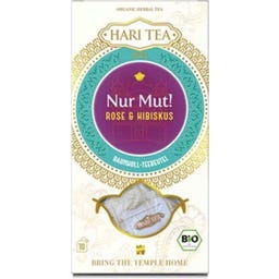 Hari Tea Bio Nur Mut! - Rose & Hibiskus - 10 Teebeutel