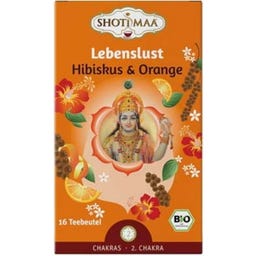 Shoti  Maa Bio Tee Lebenslust - Hibiskus & Orange - 16 Teebeutel