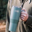 Thermos Izolirana čaša za piće 1,1 litra - green mat