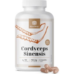 MycoWay Cordyceps Sinensis 1400 mg - 180 kapsułek