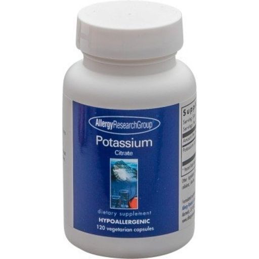 Allergy Research Group Potassium Citrate - kapsuly - 120 veg. kapsúl