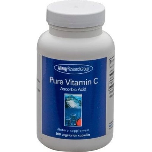 Allergy Research Group® Pure Vitamin C Kapseln - 100 veg. Kapseln