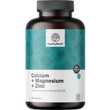 HealthyWorld Kalsium + Magnesi - um + Sinkki
