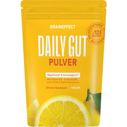BRAINEFFECT DAILY GUT Pulver - Zitrone