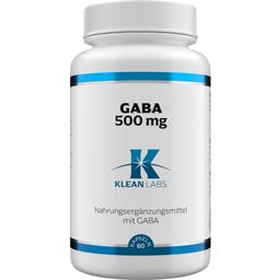KLEAN LABS GABA 500 mg - 60 Capsules