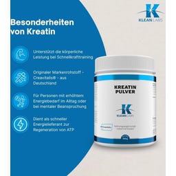 KLEAN LABS Creatina em Pó Creavitalis® - 450 g