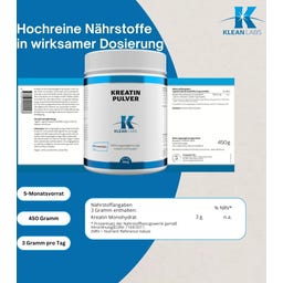 KLEAN LABS Creatina em Pó Creavitalis® - 450 g