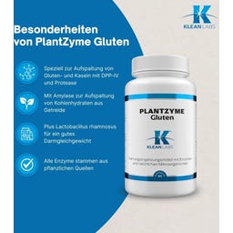 KLEAN LABS PlantZyme Gluten - 90 gélules