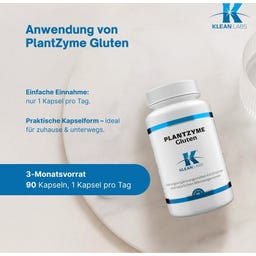 KLEAN LABS PlantZyme Gluten - 90 gélules