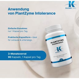 KLEAN LABS PlantZyme Intolerance - 90 cápsulas